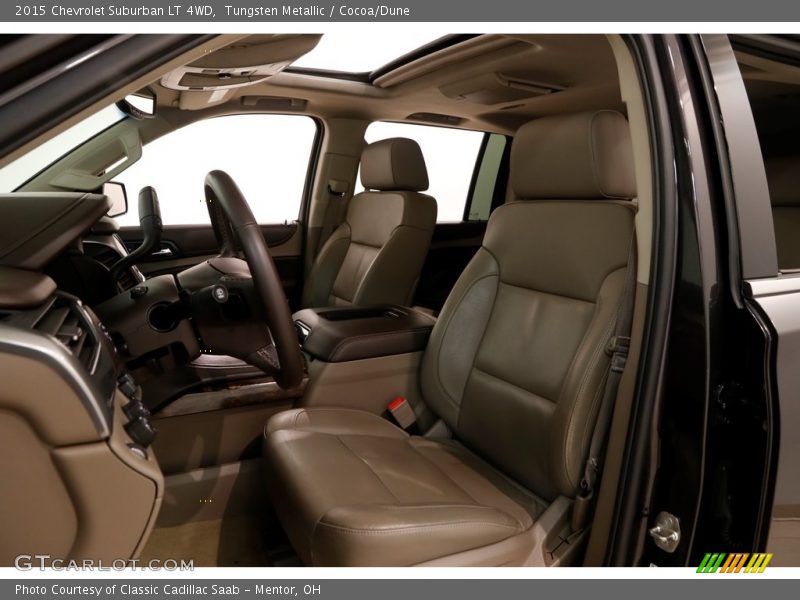 Tungsten Metallic / Cocoa/Dune 2015 Chevrolet Suburban LT 4WD