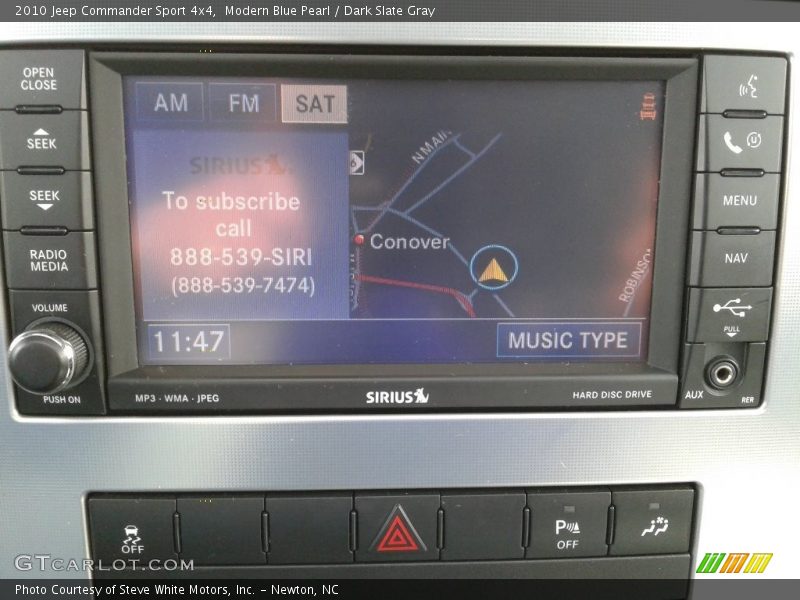 Modern Blue Pearl / Dark Slate Gray 2010 Jeep Commander Sport 4x4