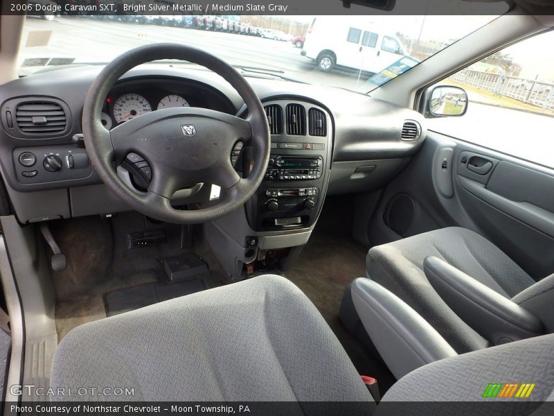 Bright Silver Metallic / Medium Slate Gray 2006 Dodge Caravan SXT