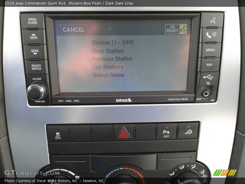 Modern Blue Pearl / Dark Slate Gray 2010 Jeep Commander Sport 4x4