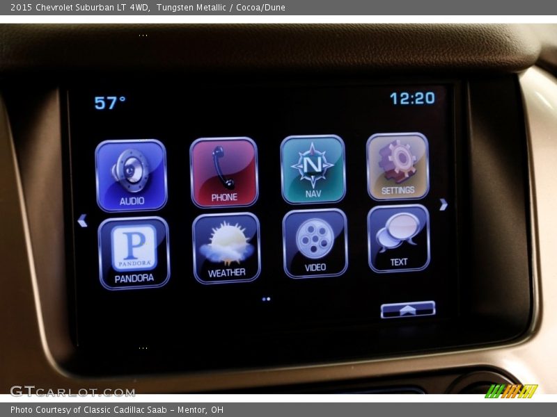 Tungsten Metallic / Cocoa/Dune 2015 Chevrolet Suburban LT 4WD