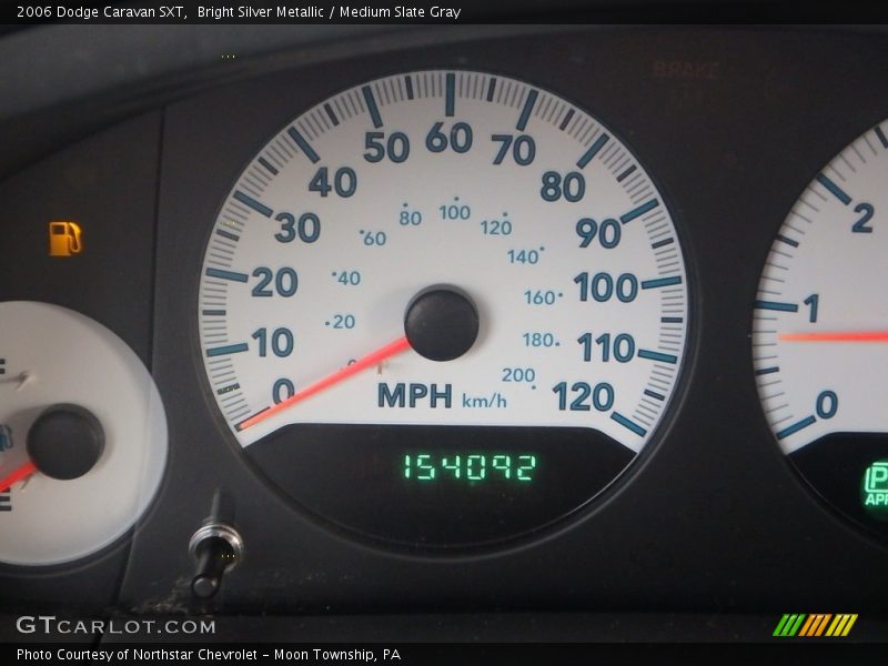 Bright Silver Metallic / Medium Slate Gray 2006 Dodge Caravan SXT