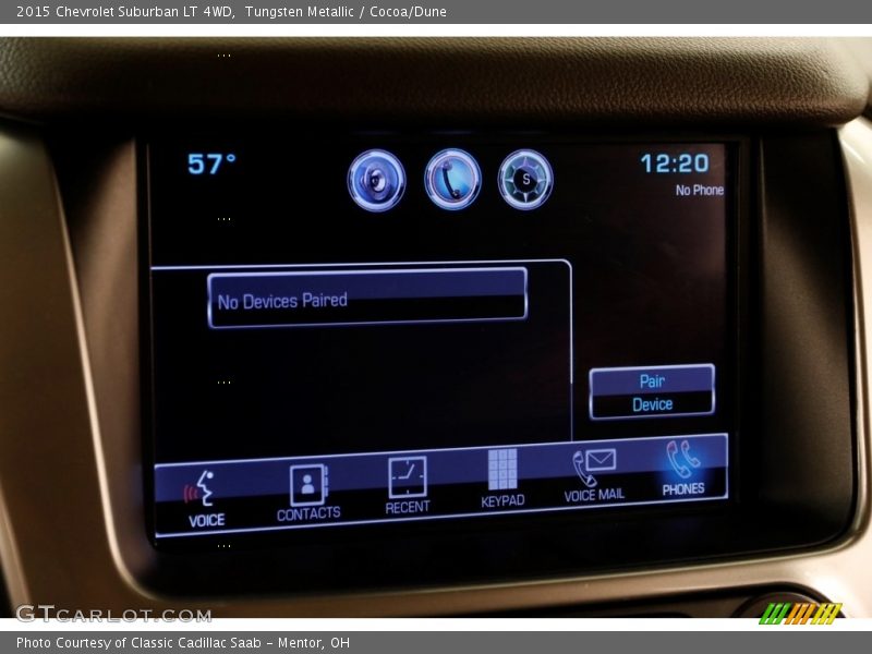 Tungsten Metallic / Cocoa/Dune 2015 Chevrolet Suburban LT 4WD