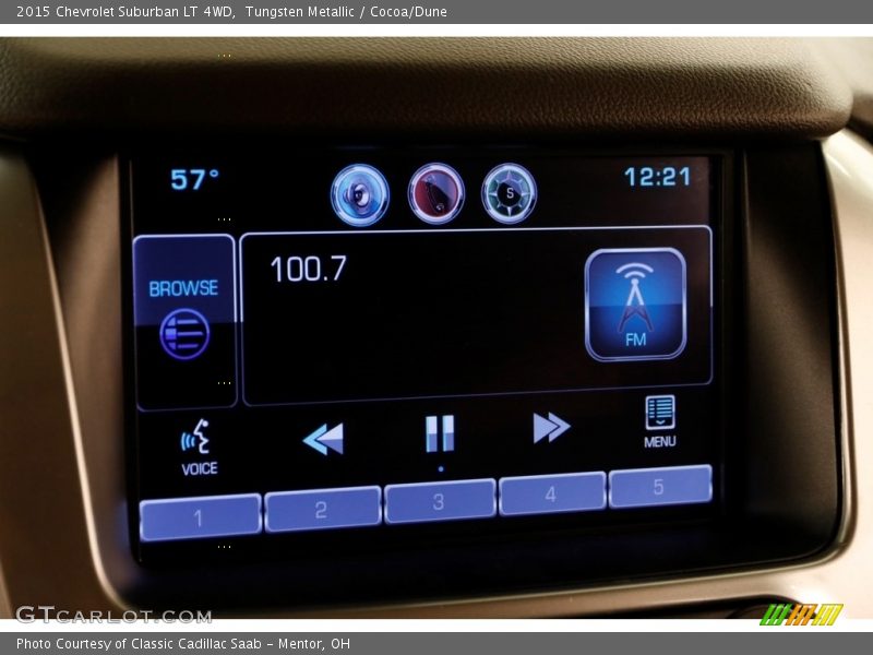 Tungsten Metallic / Cocoa/Dune 2015 Chevrolet Suburban LT 4WD