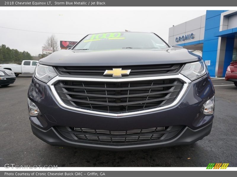 Storm Blue Metallic / Jet Black 2018 Chevrolet Equinox LT