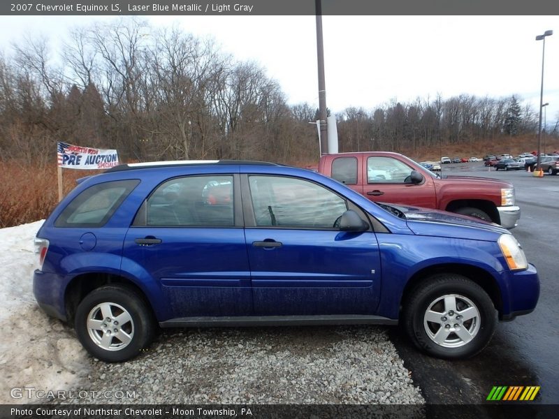 Laser Blue Metallic / Light Gray 2007 Chevrolet Equinox LS