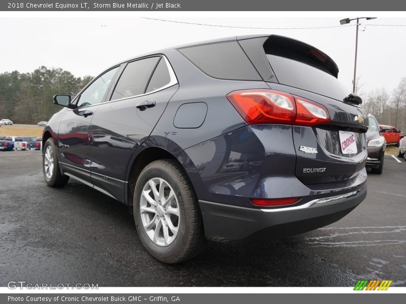 Storm Blue Metallic / Jet Black 2018 Chevrolet Equinox LT
