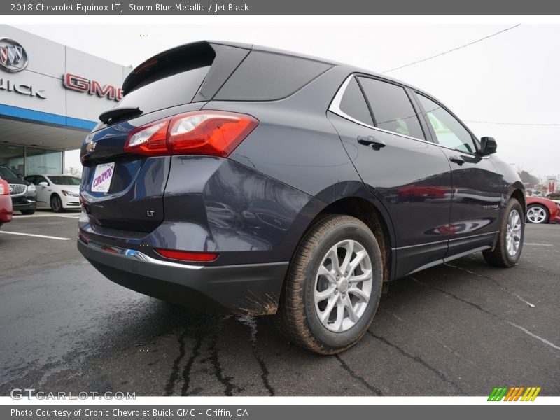 Storm Blue Metallic / Jet Black 2018 Chevrolet Equinox LT