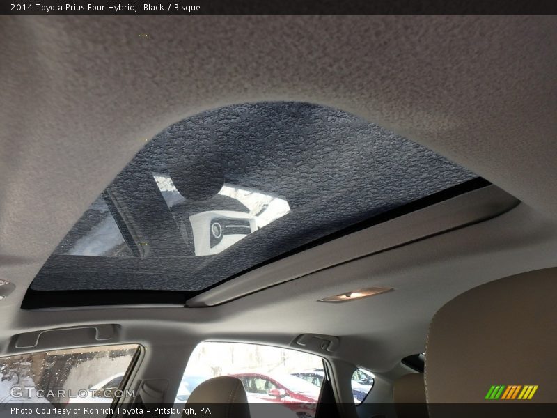 Black / Bisque 2014 Toyota Prius Four Hybrid