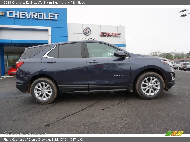 Storm Blue Metallic / Jet Black 2018 Chevrolet Equinox LT