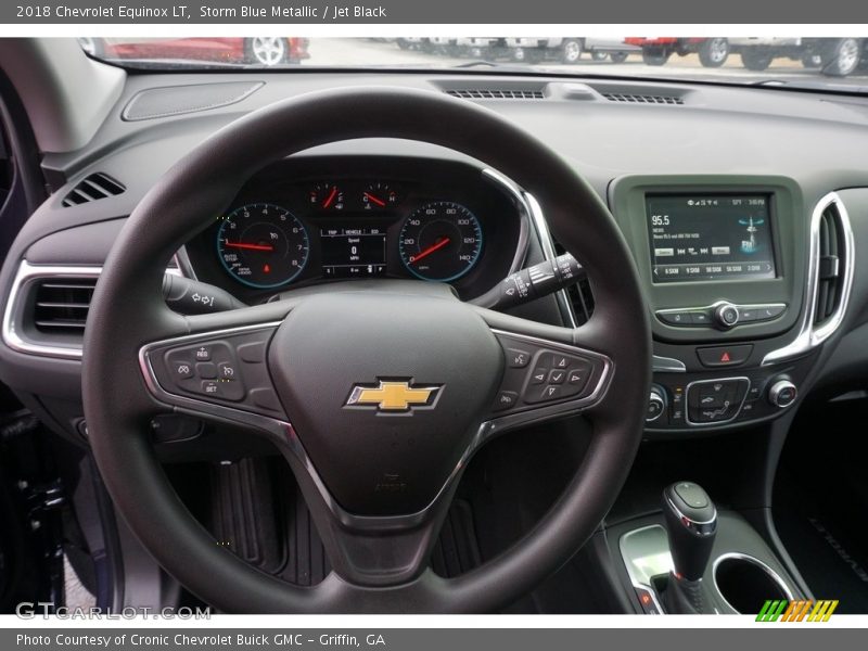 Storm Blue Metallic / Jet Black 2018 Chevrolet Equinox LT