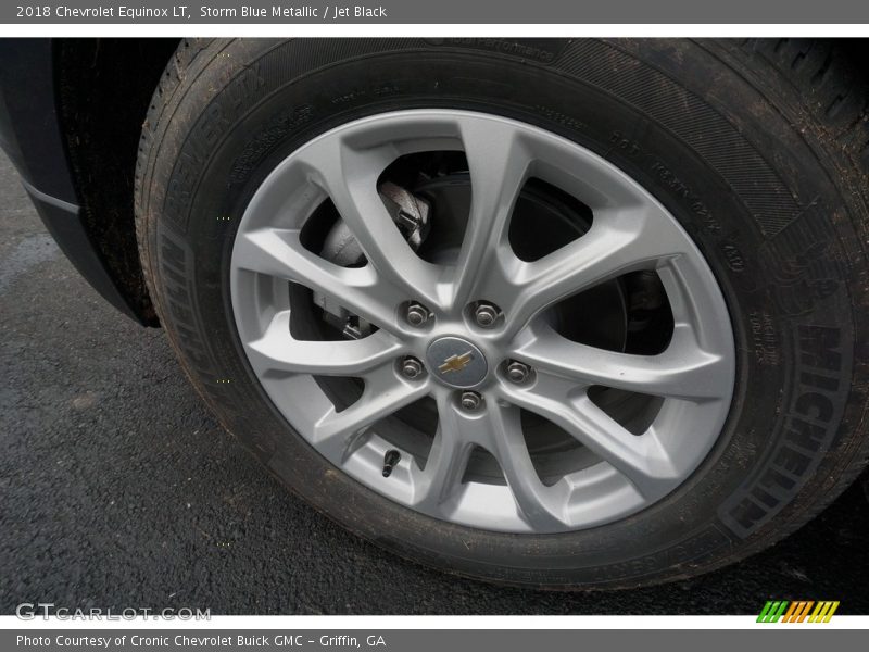 Storm Blue Metallic / Jet Black 2018 Chevrolet Equinox LT