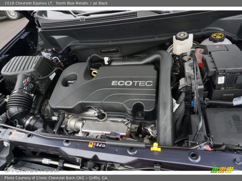 Storm Blue Metallic / Jet Black 2018 Chevrolet Equinox LT