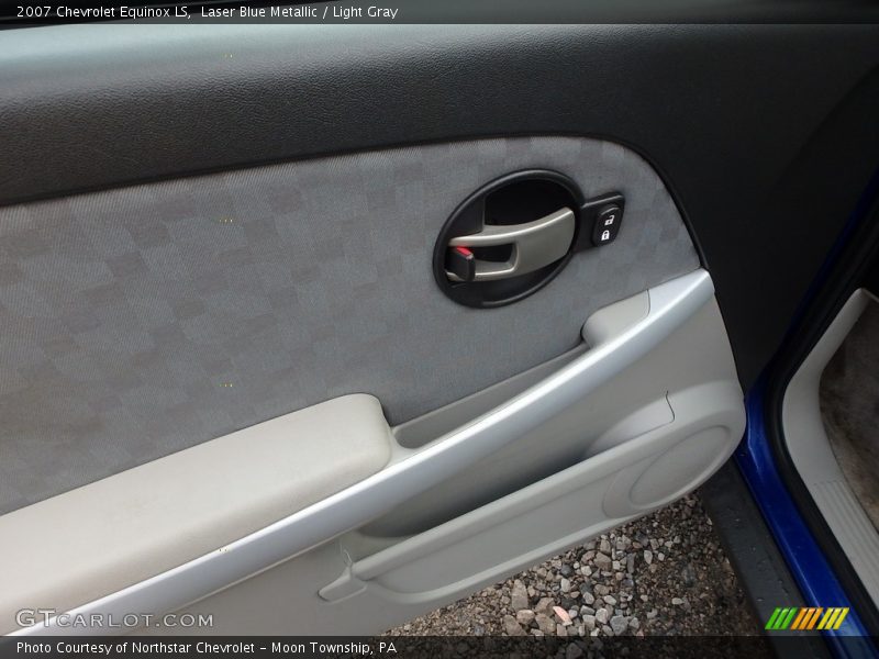 Laser Blue Metallic / Light Gray 2007 Chevrolet Equinox LS