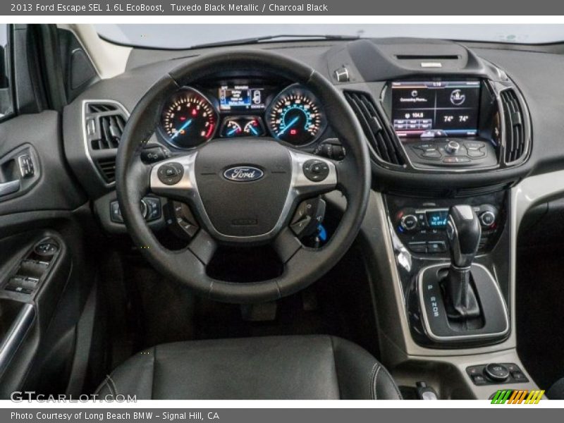Tuxedo Black Metallic / Charcoal Black 2013 Ford Escape SEL 1.6L EcoBoost