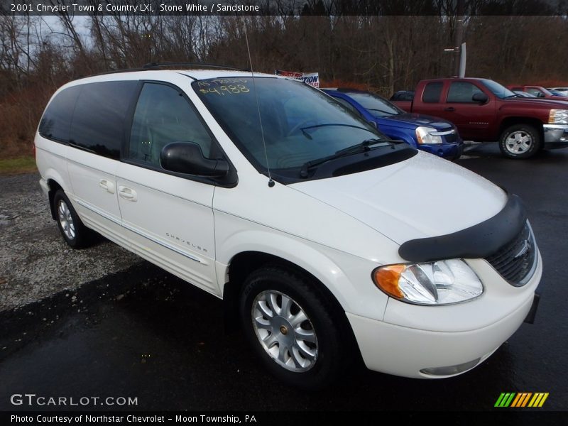 Stone White / Sandstone 2001 Chrysler Town & Country LXi