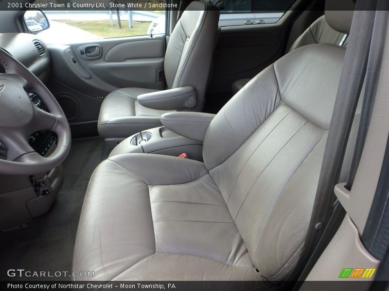 Stone White / Sandstone 2001 Chrysler Town & Country LXi