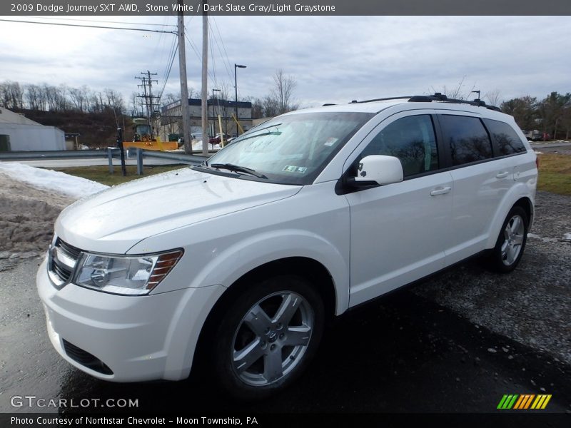 Stone White / Dark Slate Gray/Light Graystone 2009 Dodge Journey SXT AWD