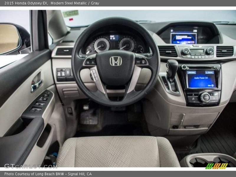 Modern Steel Metallic / Gray 2015 Honda Odyssey EX