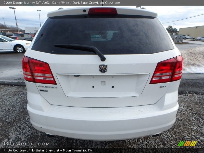 Stone White / Dark Slate Gray/Light Graystone 2009 Dodge Journey SXT AWD