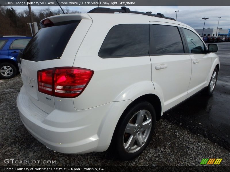 Stone White / Dark Slate Gray/Light Graystone 2009 Dodge Journey SXT AWD