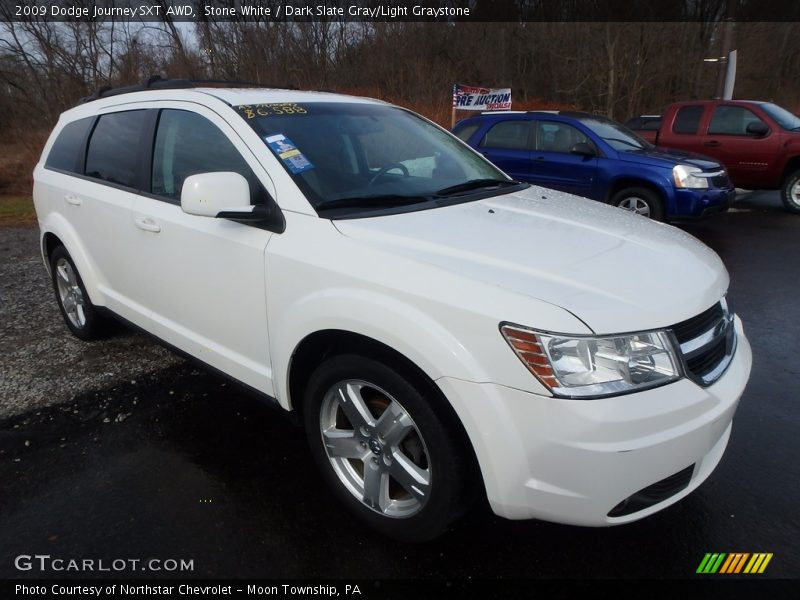 Stone White / Dark Slate Gray/Light Graystone 2009 Dodge Journey SXT AWD
