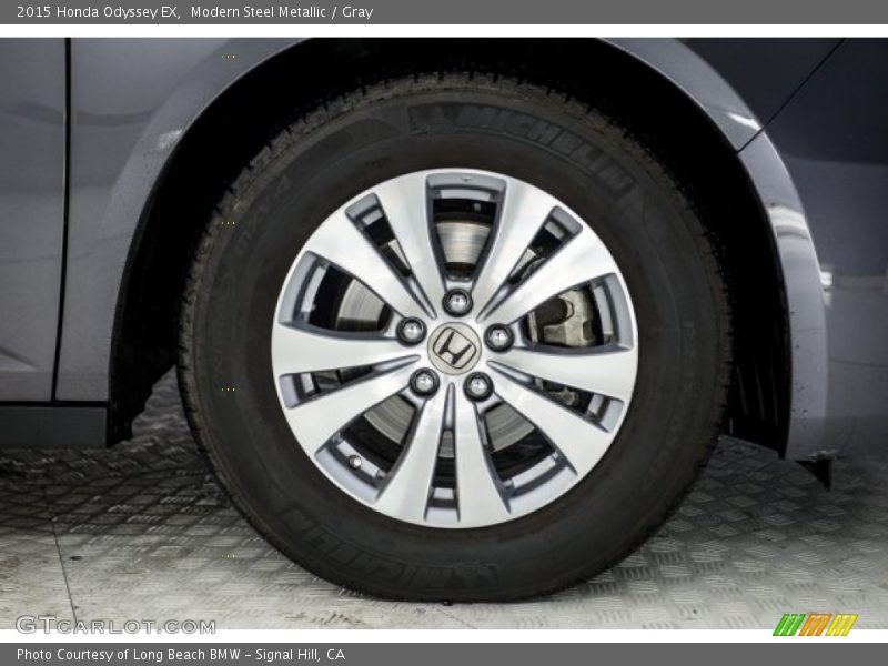 Modern Steel Metallic / Gray 2015 Honda Odyssey EX