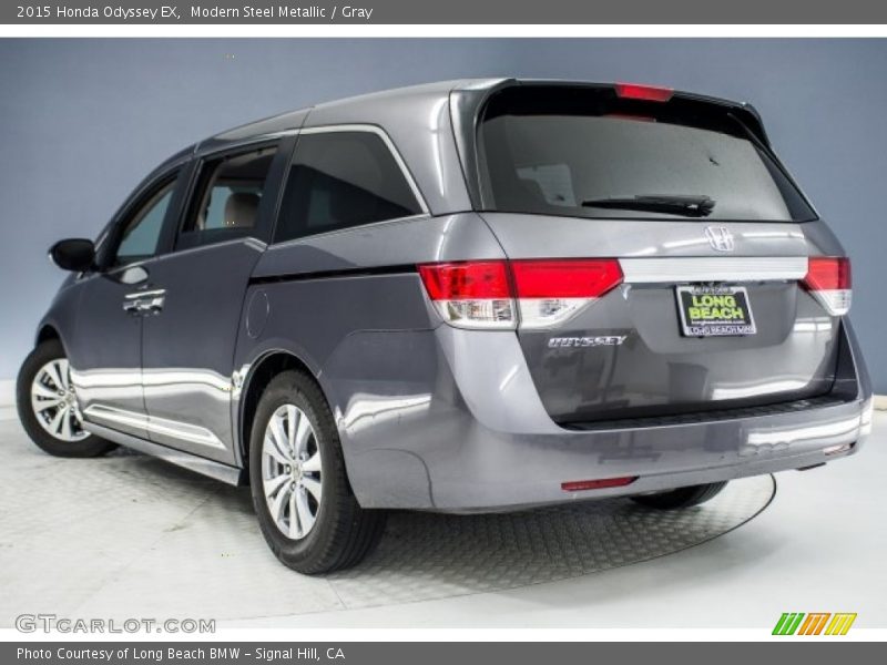 Modern Steel Metallic / Gray 2015 Honda Odyssey EX