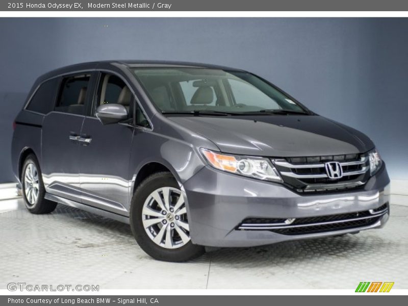 Modern Steel Metallic / Gray 2015 Honda Odyssey EX