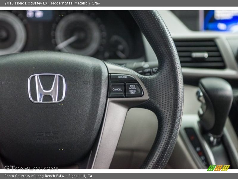 Modern Steel Metallic / Gray 2015 Honda Odyssey EX