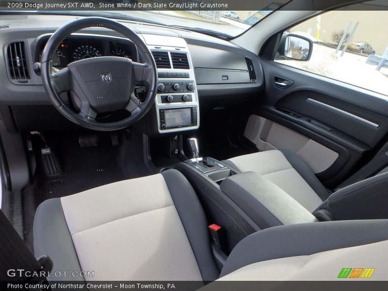 Stone White / Dark Slate Gray/Light Graystone 2009 Dodge Journey SXT AWD