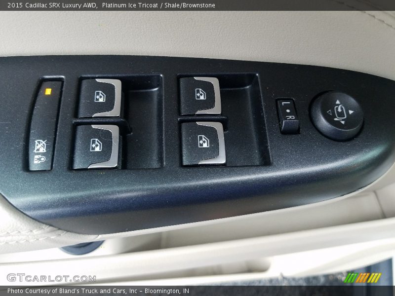 Platinum Ice Tricoat / Shale/Brownstone 2015 Cadillac SRX Luxury AWD