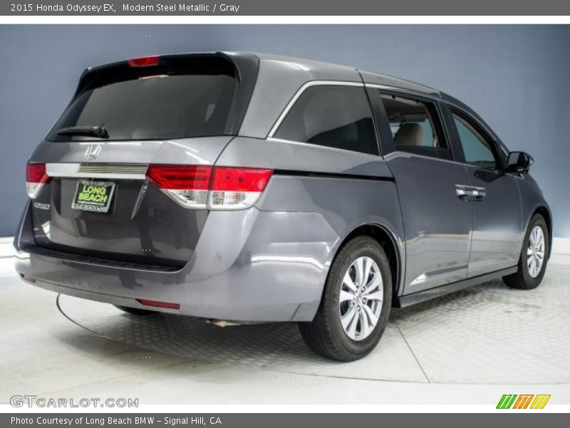 Modern Steel Metallic / Gray 2015 Honda Odyssey EX
