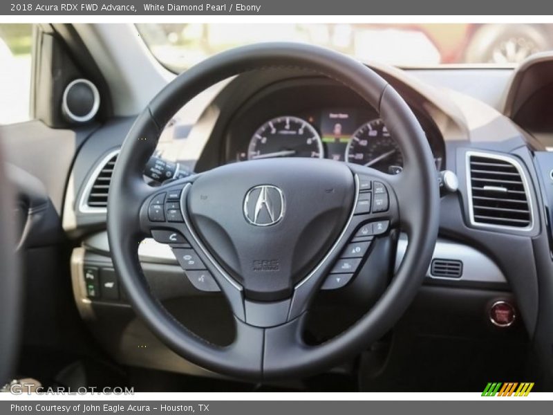 White Diamond Pearl / Ebony 2018 Acura RDX FWD Advance