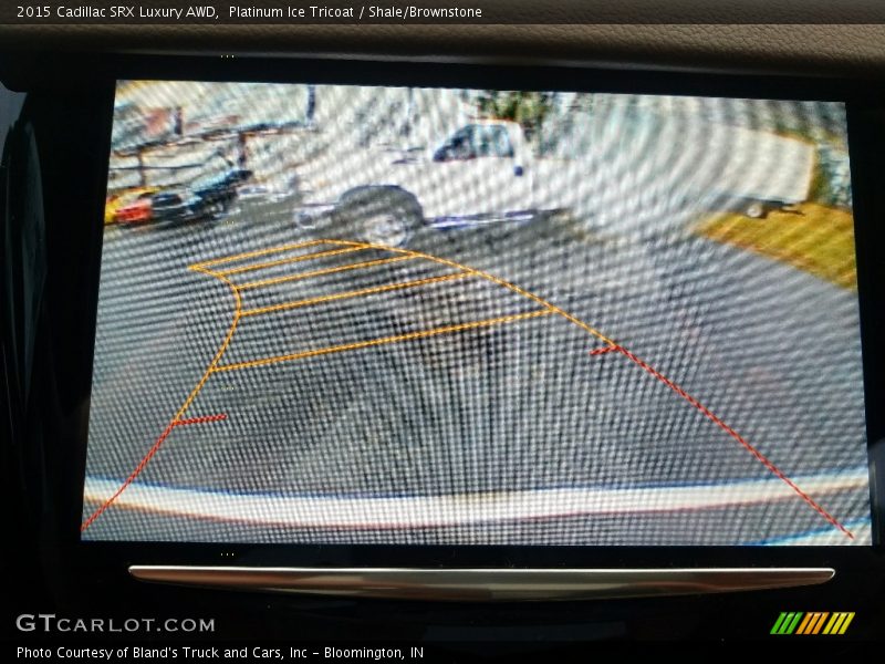 Platinum Ice Tricoat / Shale/Brownstone 2015 Cadillac SRX Luxury AWD