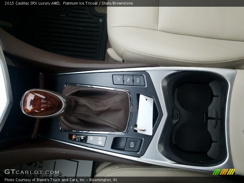 Platinum Ice Tricoat / Shale/Brownstone 2015 Cadillac SRX Luxury AWD