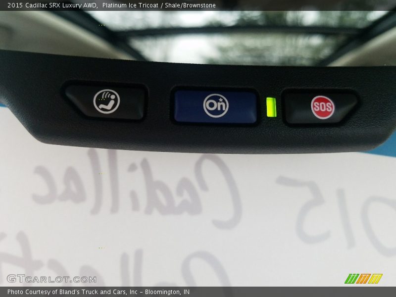 Platinum Ice Tricoat / Shale/Brownstone 2015 Cadillac SRX Luxury AWD