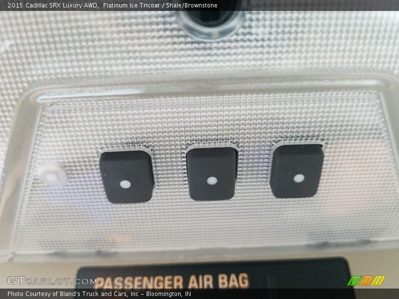 Platinum Ice Tricoat / Shale/Brownstone 2015 Cadillac SRX Luxury AWD