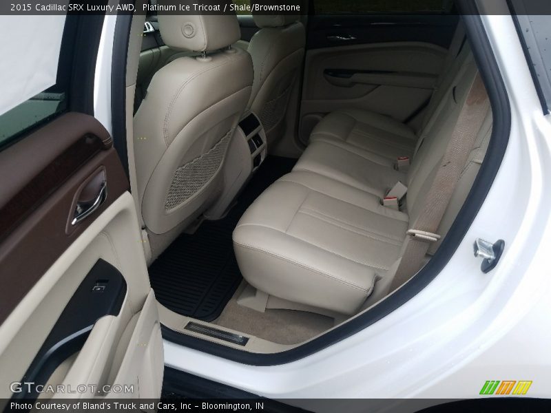 Platinum Ice Tricoat / Shale/Brownstone 2015 Cadillac SRX Luxury AWD