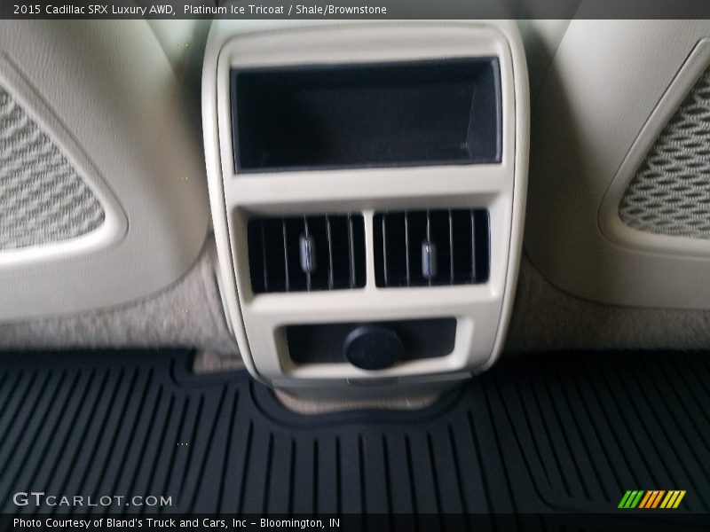 Platinum Ice Tricoat / Shale/Brownstone 2015 Cadillac SRX Luxury AWD
