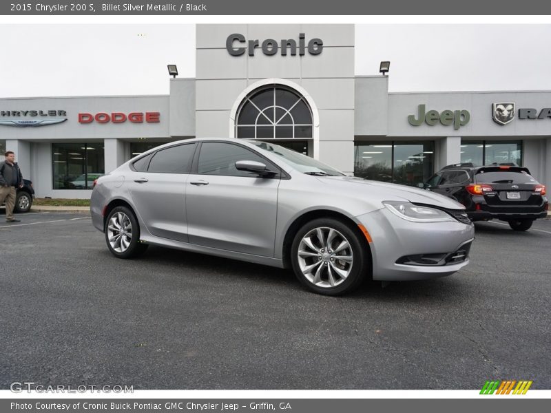 Billet Silver Metallic / Black 2015 Chrysler 200 S