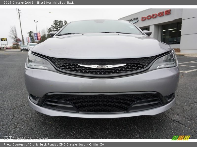 Billet Silver Metallic / Black 2015 Chrysler 200 S