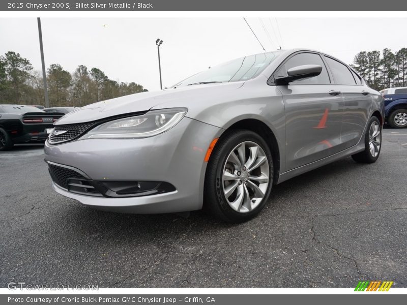 Billet Silver Metallic / Black 2015 Chrysler 200 S