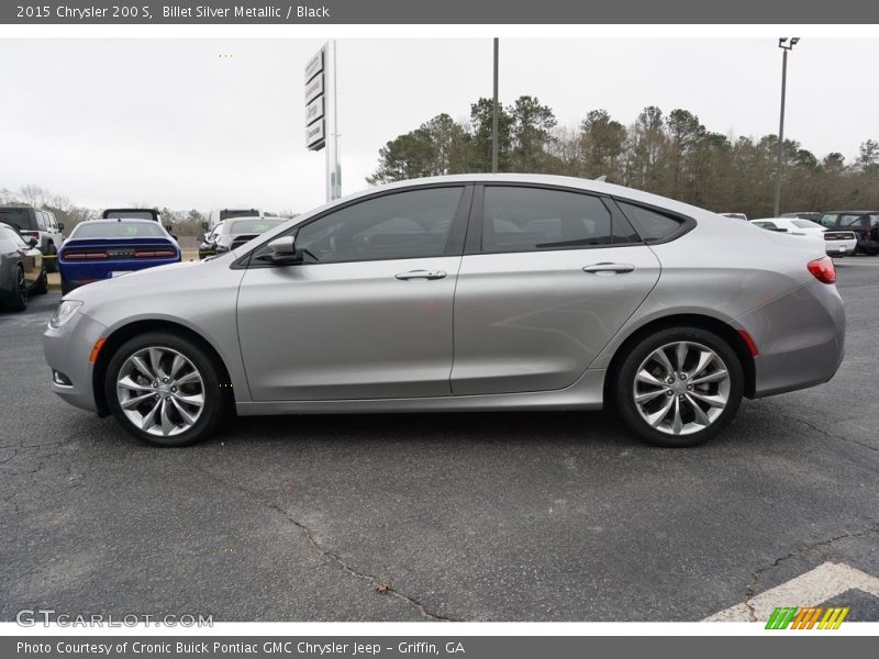 Billet Silver Metallic / Black 2015 Chrysler 200 S