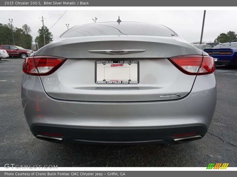 Billet Silver Metallic / Black 2015 Chrysler 200 S