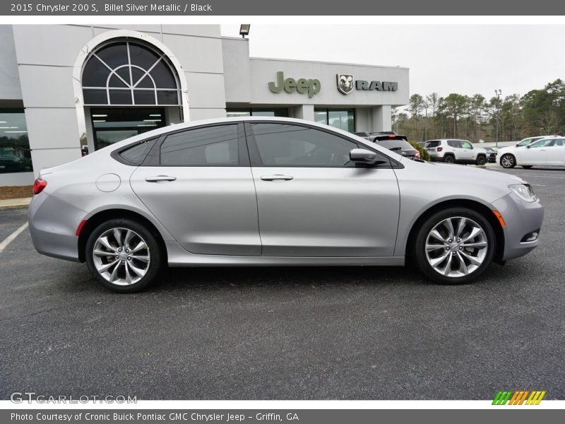 Billet Silver Metallic / Black 2015 Chrysler 200 S