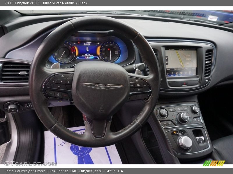 Billet Silver Metallic / Black 2015 Chrysler 200 S
