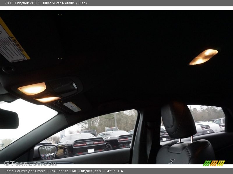 Billet Silver Metallic / Black 2015 Chrysler 200 S