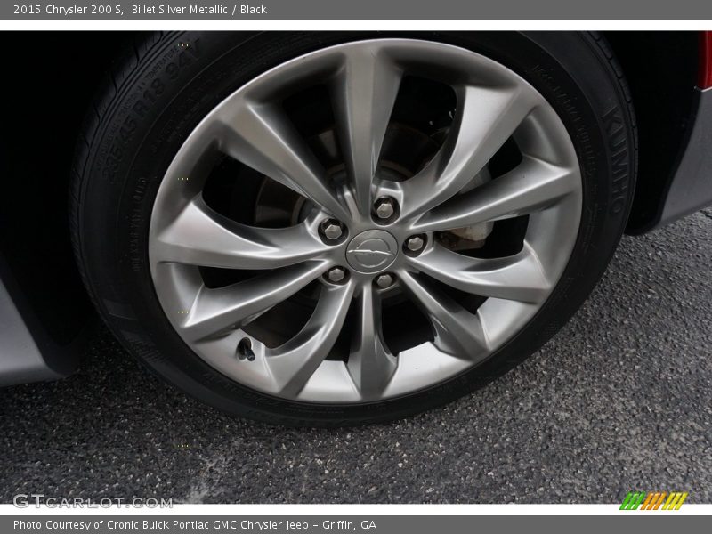 Billet Silver Metallic / Black 2015 Chrysler 200 S