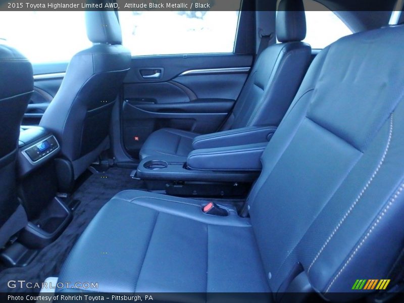 Attitude Black Metallic / Black 2015 Toyota Highlander Limited AWD